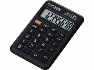 kalkulator kieszonkowy Citizen LC-210N, 8 miejscowy wywietlacz