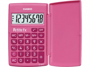 kalkulator kieszonkowy Casio LC-401LV, rowy, 8 miejscowy wywietlacz