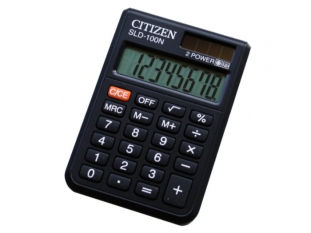 kalkulator kieszonkowy Citizen SLD-100N, 8 miejscowy wywietlacz
