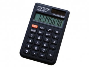 kalkulator kieszonkowy Citizen SLD-200N, 8 miejscowy wywietlacz