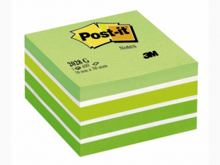 karteczki samoprzylepne Post-it 2028-G 76x76 mm, zielone, 450 kartek