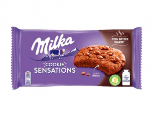 ciastka Milka Sensation 156 g kakaowe z kawakami czekolady