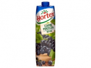 nektar owocowy Hortex 1L, czarna porzeczka 6 szt./zgrz.