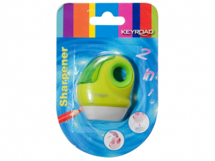 temperwka plastikowa pojedyncza Keyroad z gumk, mix kolorw