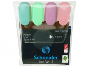 zakrelacz Schnedier Job Pastel gr. linii 1-5 mm mix kolorw, 4 szt.
