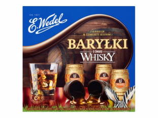 czekoladki bombonierka Wedel Baryłki whisky 200 g