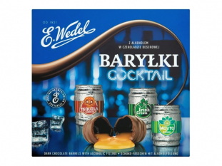 czekoladki bombonierka Wedel Baryłki Cocktail 200 g