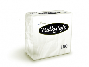 serwetki papierowe BulkySoft 2w, 40x40 składane 1/4, 100szt/opak