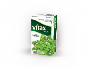 herbata zioowa Vitax, melisa, 20 torebek