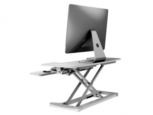nakładka na biurko, ergonomiczna podkładka pod laptopa, klawiaturę i moinitor, Elevo Convert Light do pracy stojąco-siedzącej
