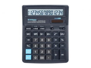 kalkulator biurowy DONAU TECH, 14 miejscowy wywietlacz