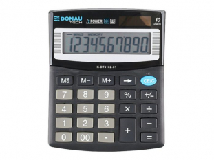 kalkulator biurowy DONAU TECH, 10 miejscowy wywietlacz