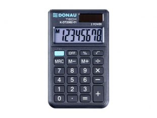 kalkulator kieszonkowy DONAU TECH, 8 miejscowy wywietlacz