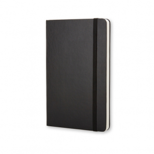 notes, notatnik 9x14 cm, twarda oprawa, czarny, 192 strony, Moleskine Classic