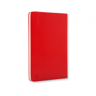 notes, notatnik 9x14 cm w linie, twarda oprawa, czerwony, 192 strony, Moleskine Classic
