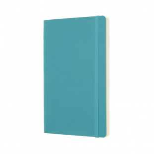 notes, notatnik 13x21 cm, mikka oprawa, niebieski, 192 strony, Moleskine
