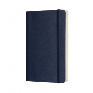 notes, notatnik 9x14 cm, mikka oprawa, niebieski, 192 strony, Moleskine