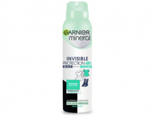 Antyperspirant Garnier Mineral Black White Colors Fresh Aloe Spray 150ml