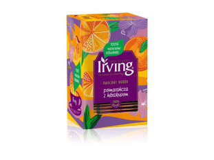 herbatka owocowa Irving hibiscus i pomarańcza 20 kopert