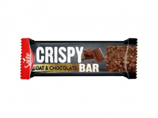 baton owsiany Sante Crispy Bar z czekoladą 40g 24szt./opak