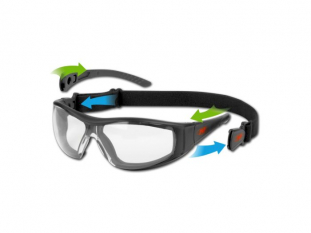 okulary ochronne, gogle Stealth Hybrid, transparentne