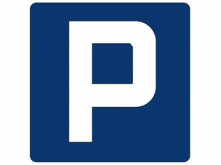 piktogram, znak TDC, parking, na pycie PCV