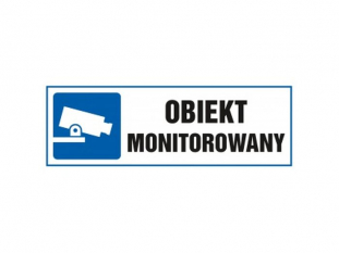 piktogram, znak TDC, obiekt monitorowany 1, na pycie PCV