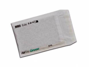 koperta bbelkowa powietrzna z amortyzujc wytaczan wkadk papierow, AirPro Green, C13 biaa (opak 100 szt.)