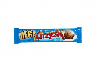 baton, wafel Grzeki Mega w mlecznej czekoladzie 48g x 32 szt./op.