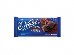 czekolada E. Wedel mocno gorzka 80% 80g