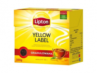 herbata czarna Lipton Yellow Label, granulowana 100g