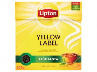 herbata czarna Lipton Yellow Label, liciasta sypana, 100g