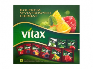 herbata owocowa Vitax, mieszanka smakw, 90 kopert