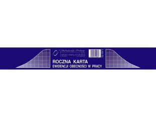 roczna karta obecnoci 508-3 Michalczyk&Prokop A5 50 kartek