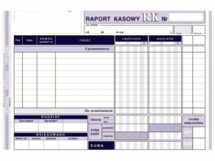 raport kasowy 411-3 Michalczyk&Prokop A5 80 kartek