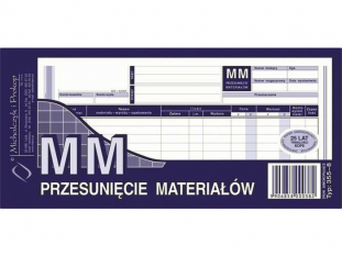 przesunicie midzymagazynowe MM 355-8 Michalczyk&Prokop 1/3 A4  80 kartek