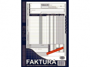 faktura VAT 101-1E Michalczyk&Prokop A4  80 kartek