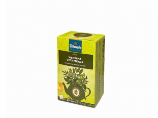 herbata zioowa Dilmah Lemon Verbena, 20 torebek z zawieszk