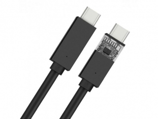 kabel USB typ C Platinet, 100W 5A 1m, czarny