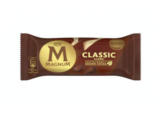 lody na patyku, waniliowe z polew z mlecznej czekolady Magnum Classic 110ml 20szt./opak Koszt transportu - zobacz szczegy, Przy pierwszym zamwieniu czas oczekiwania do 20dni