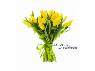 kwiaty, bukiet citych tulipanw tych 25szt./opak