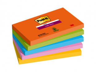 karteczki samoprzylepne 3M Post-it Super Sticky, Boost, 76x127 mm, 5x90 kartek