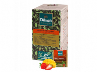 herbata czarna Dilmah Mango and Strawberry (mango i truskawka), 25 kopert