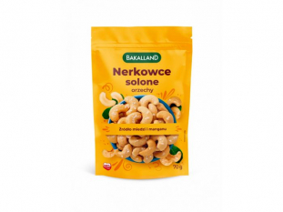 bakalie orzechy nerkowca lekko solone Bakalland 75g