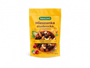 bakalie orzeszki mieszanka studencka z migdaami Bakalland 100g