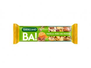 baton zboowy Bakalland BA! orzechowy Nuts Pistacja 30g x 30 szt./op.