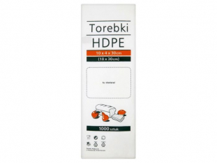 torebki spoywcze HDPE Stella 10x4x30 cm transparentne, 1000 szt./op.