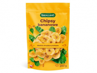 chipsy bananowe Bakalland 200g x 8 szt./op.