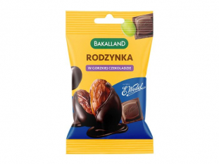 bakalie rodzynki w gorzkiej czekoladzie Wedel Bakalland 37g x 14 szt./op.