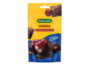 winia w gorzkiej czekoladzie Wedel Bakalland 74g x 10 szt./op.